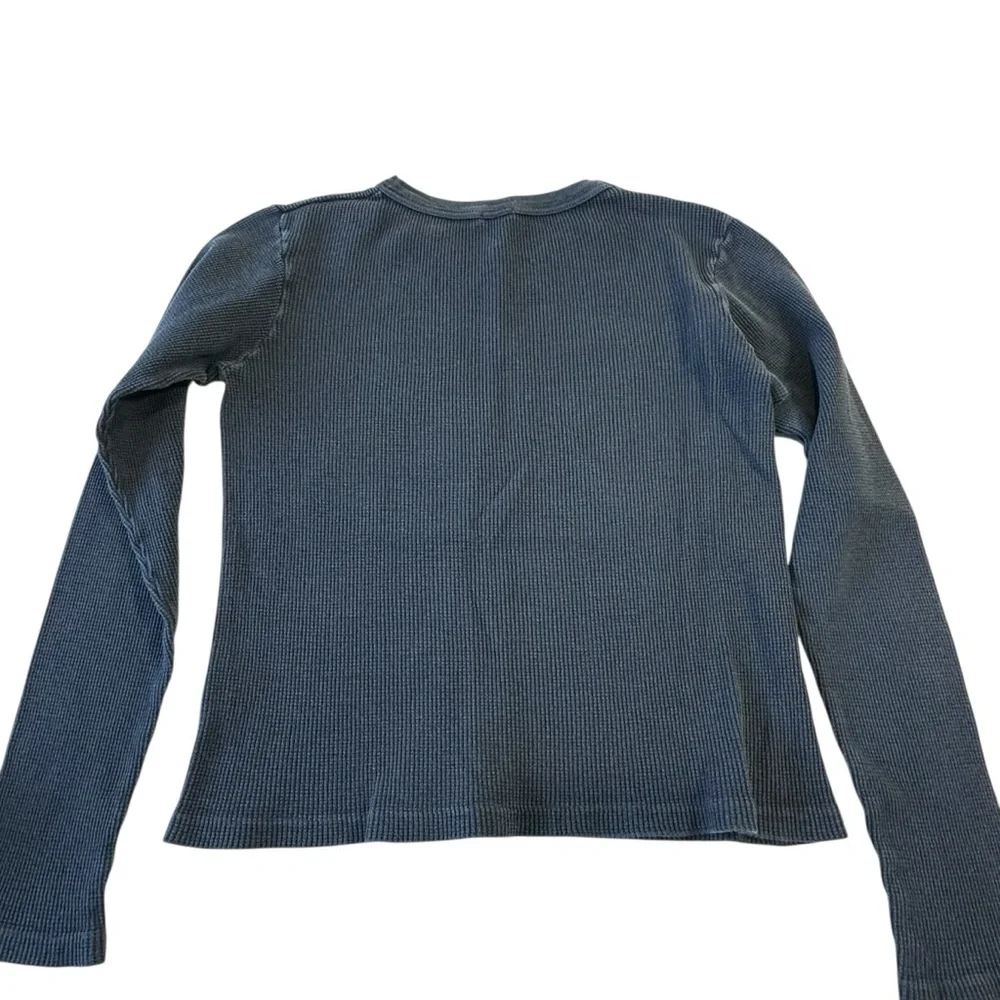 Brandy Melville Bundle of 2, Fitted‎ Waffle Knit Thermal Top & Georgetown Short